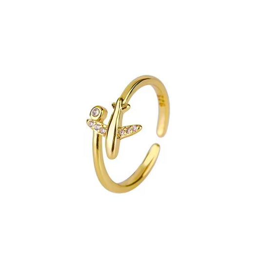 Sterling 925 Airplane Ring