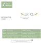 Sterling 925 Airplane/Heart Stud Earring