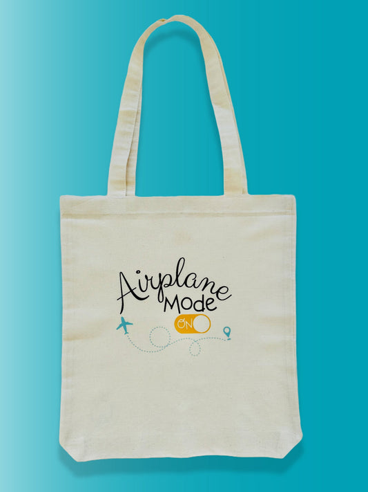 Shopping Tote / "Airplane Mode On"