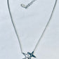 Lucky Airplane Necklace (Silver)