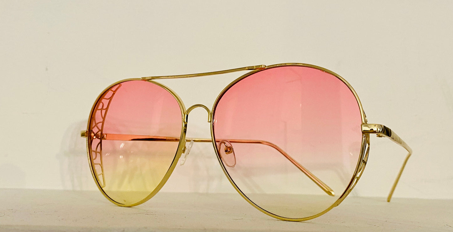 Oversized Aviator Sunglasses